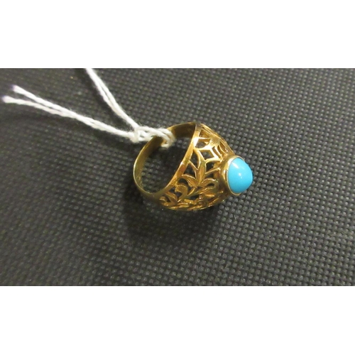 28 - TURQUOISE RING 7.4g