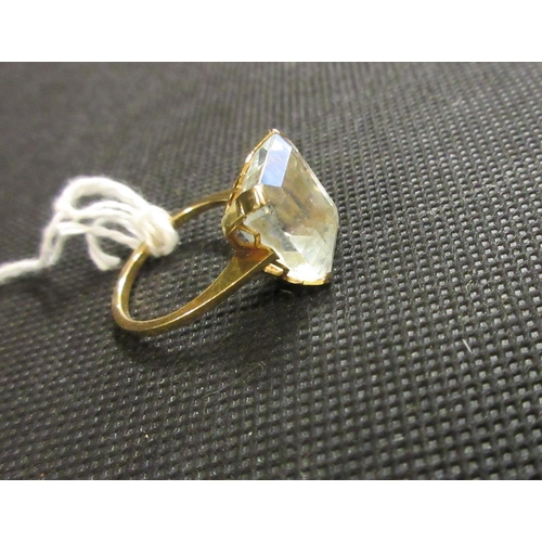 32 - CITRINE RING 5.9g