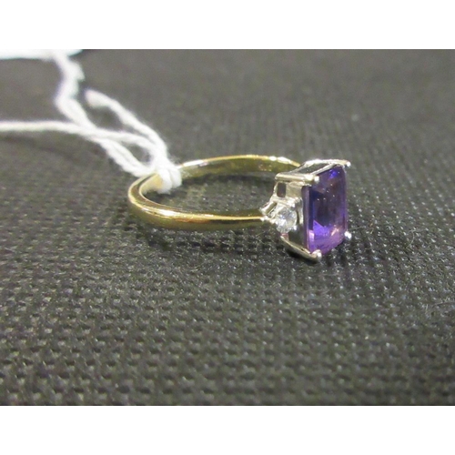 226 - 9CT GOLD AND AMETHYST RING 2.8g GROSS