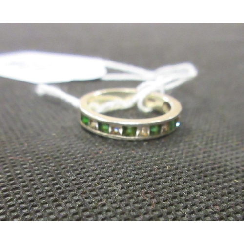 228 - HALF HOOP ETERNITY RING