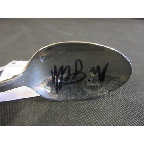 85 - URI GELLER SIGNED BENT SPOON 44g