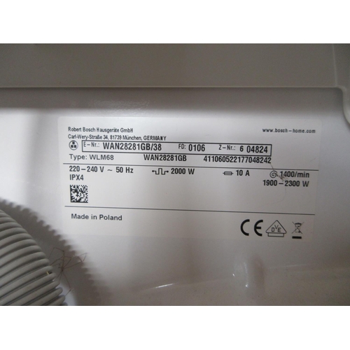 602 - BOSCH SERIES 4 ECO SILENCE DRIVE WASHING MACHINE