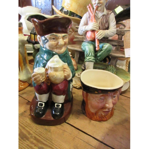 61 - QUANTITY OF TOBY AND CHARACTER JUGS INCLUDING MR PUNCH