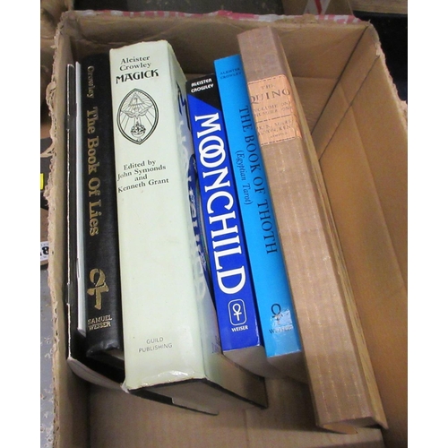 19 - BOX OF ALEISTER CROWLEY BOOKS