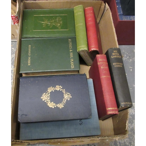 20 - BOX OF ANTIQUARIAN NATURAL HISTORY BOOKS