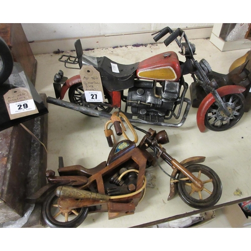 27 - TWO MOTORBIKE MODELS