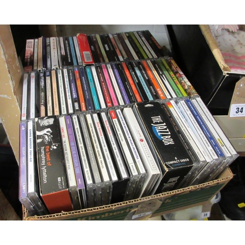 33 - BOX OF JAZZ AND OTHER CDS