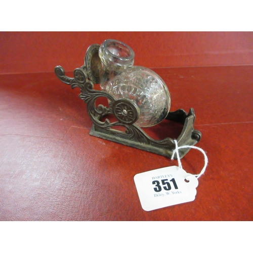 351 - ANTIQUE INKWELL