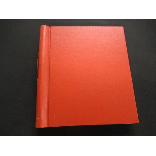 577 - RED WINDSOR ALBUM OF UK STAMPS INCLUDING PENNY REDS