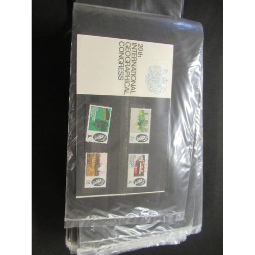 579 - BOX OF GB PRE DECIMAL PRESENTATION PACKS OF STAMPS