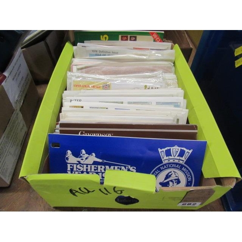 682 - BOX OF GB AND CHANNEL ISLANDS FIRST DAY COVERS AND PRESENTATION PACKS