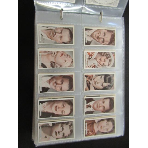 717 - STARS OF FILM, STAGE AND TV CIGARETTE CARDS