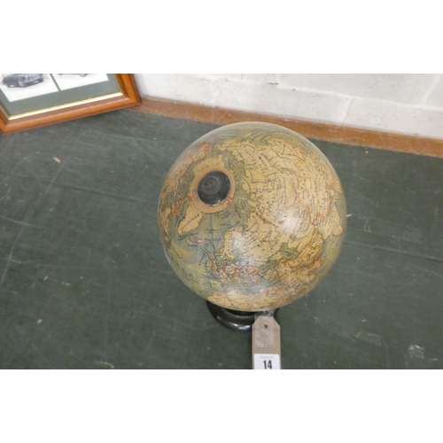 14 - 1930S TOY GLOBE