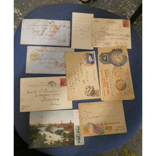 614 - TWENTY THREE INDIA POSTAGE ITEMS ON COVERS