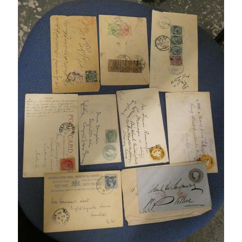 614 - TWENTY THREE INDIA POSTAGE ITEMS ON COVERS