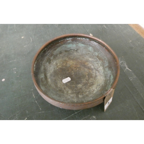 3 - ARTS AND CRAFTS COPPER BOWL