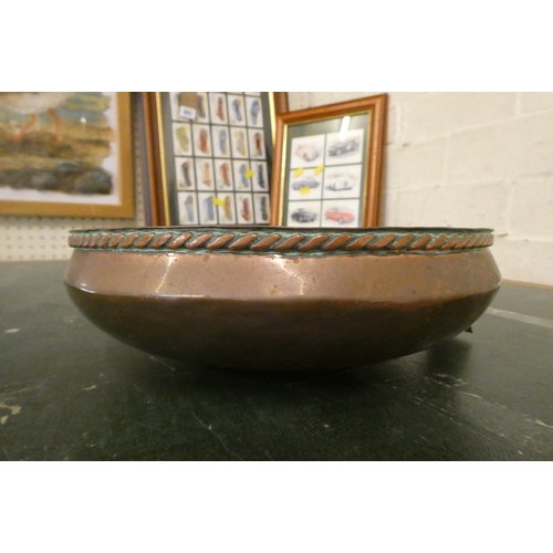 3 - ARTS AND CRAFTS COPPER BOWL