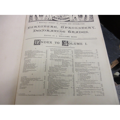 13 - SET OF FOUR LATE VICTORIAN VOLUMES OF THE CABINET MAKER AND ART FURNITURE
