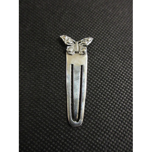 235 - SILVER BUTTERFLY BOOKMARK