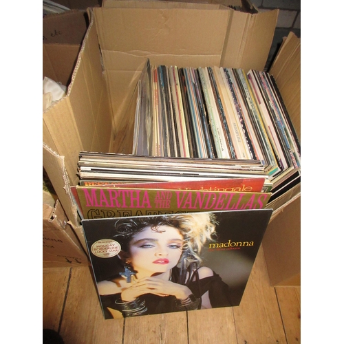 413 - TWO BOXES OF LP RECORDS