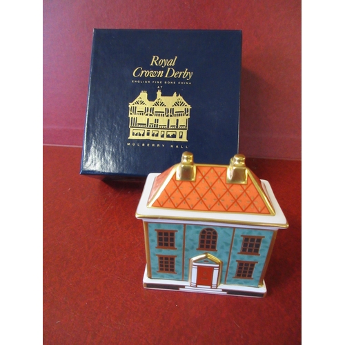 421 - ROYAL CROWN DERBY MULBERRY HALL MINATURE DOLLS HOUSE