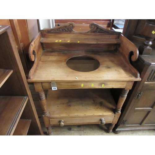 773 - PINE WASHSTAND