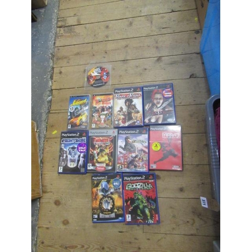 395 - BOX OF PLAYSTATION, PS2 AND ZX SPECTRUM GAMES