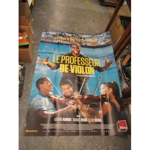 638 - TWO BOXES OF ORIGINAL FRENCH MOVIE POSTERS