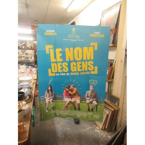 638 - TWO BOXES OF ORIGINAL FRENCH MOVIE POSTERS