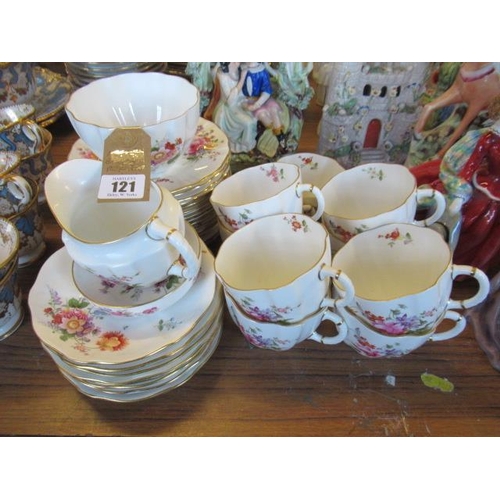 121 - QUANTITY OF ROYAL CROWN DERBY TEAWARE