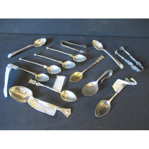 212 - ANTIQUE SILVER AND OTHER WHITE METAL SPOONS INCLUDING BATEMAN 163.5G