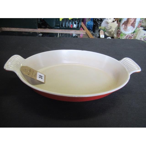 30 - LE CREUSET DISH