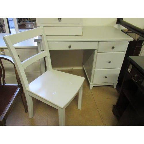 677 - DESK AND MATCHING CHAIR