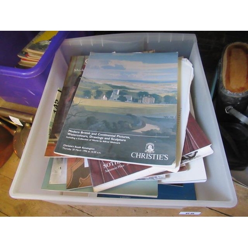 68 - BOX OF AUCTION CATALOGUES