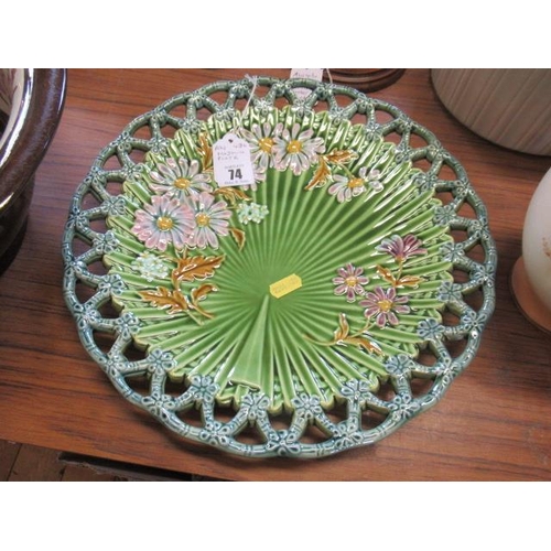 74 - MAJOLICA PLATE