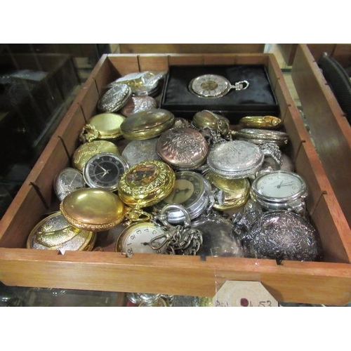 216 - TRAY OF COLLECTABLE POCKET WATCHES