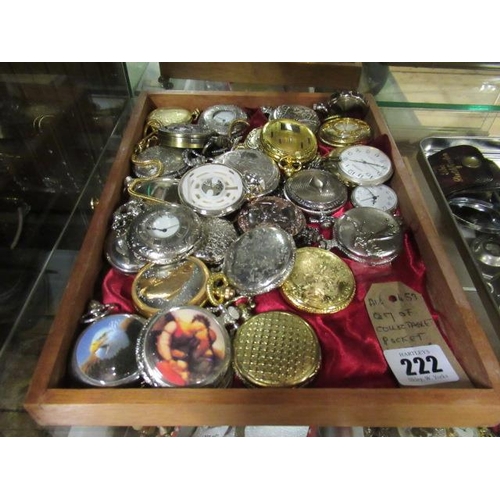 222 - QUANTITY OF COLLECTABLE POCKET WATCHES