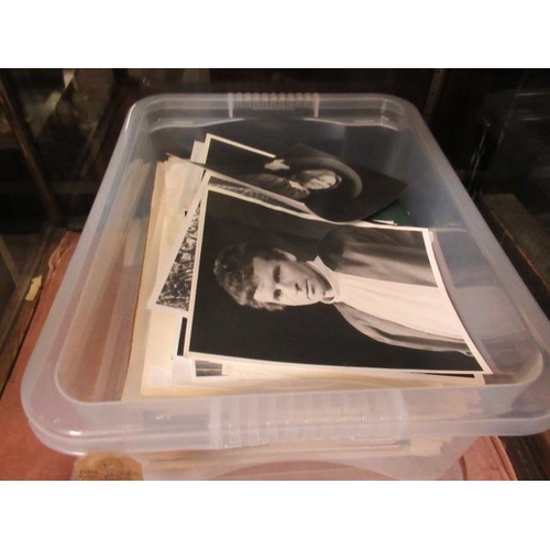 438 - BOX OF SIGNED PHOTOGRAPHS AND PROGRAMMES OF ROYAL SHAKESPEARE COMPANY ACTORS