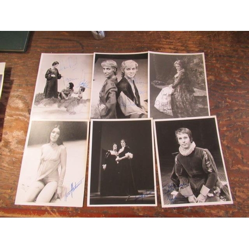 438 - BOX OF SIGNED PHOTOGRAPHS AND PROGRAMMES OF ROYAL SHAKESPEARE COMPANY ACTORS