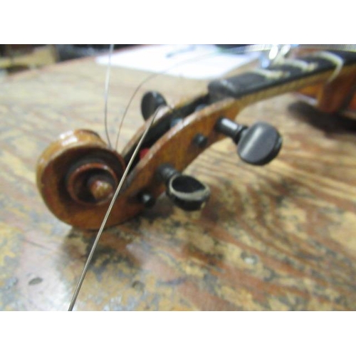 54 - CASED VIOLIN LABEL PURPORTING TO BE STRADIVARIUS