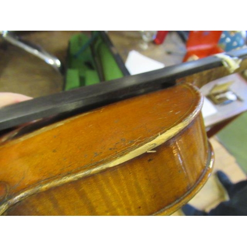 54 - CASED VIOLIN LABEL PURPORTING TO BE STRADIVARIUS