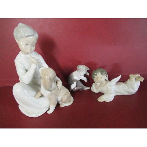 346 - THREE LLADRO FIGURES