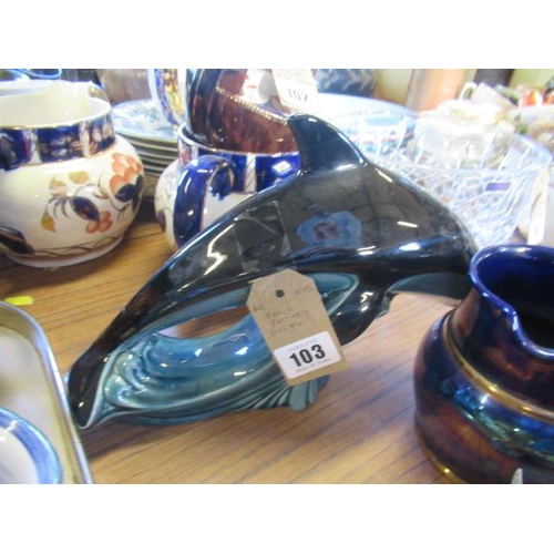 103 - POOLE POTTERY DOLPHIN