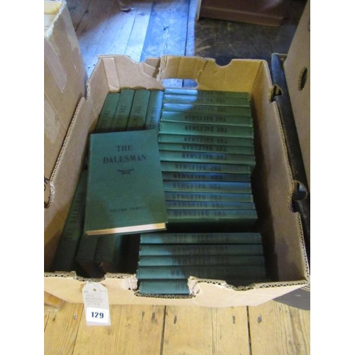 129 - BOX OF TWENTY SEVEN EARLY THE DALESMAN BOOKS