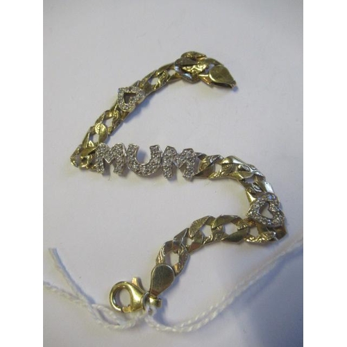 214A - SILVER GILT MUM BRACELET