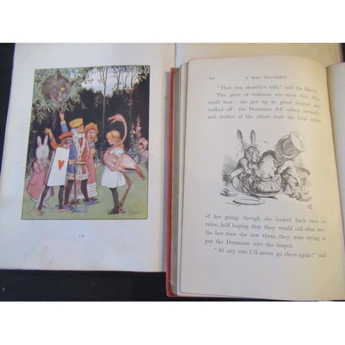 392 - ALICE IN WONDERLAND 1916 EDITION ILLUSTRATED BY MARAGET TARRANT AND ANOTHER COPY