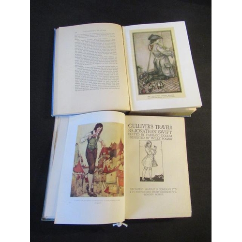 400 - TWO EDITIONS OF GULLIVER'S TRAVELS ILLUSTRATED BY RACKHAM AND POGANY