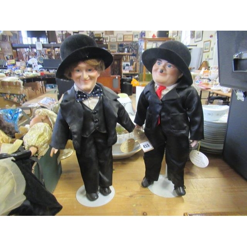 455 - LEONARDO LAUREL AND HARDY DOLLS