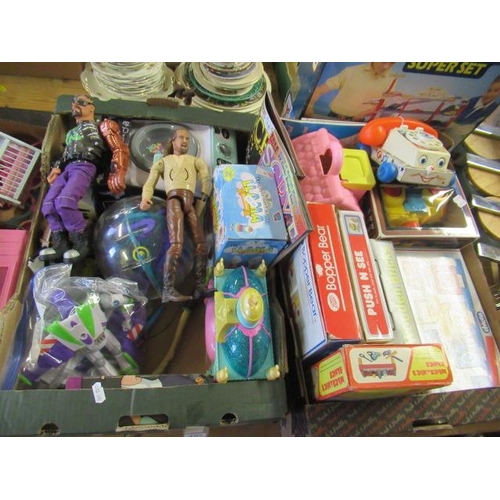 492 - TWO BOXES OF VINTAGE AND OTHER TOYS