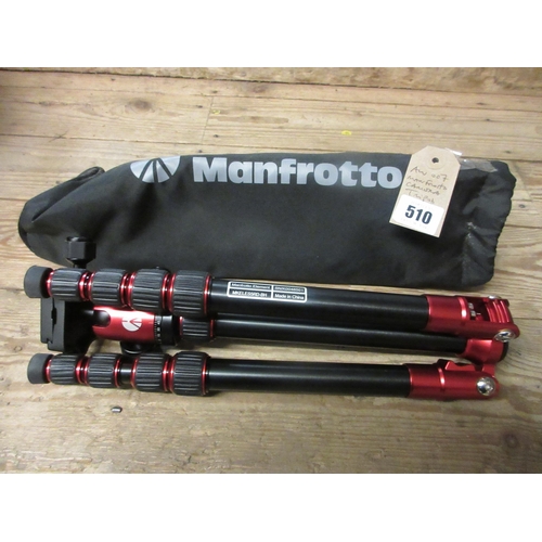 510 - MANFROTTO CAMERA TRIPOD